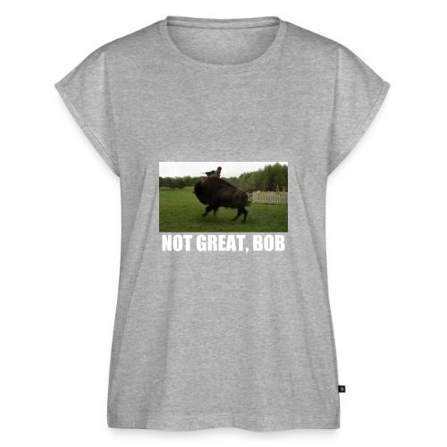 Bree - Not Great Bob - Women's Premium Roll Up Sleeve T-Shirt