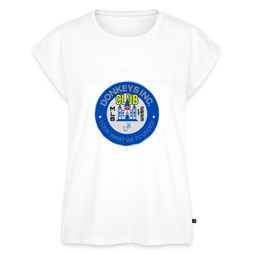 Donkey INC Club - Women's Premium Roll Up Sleeve T-Shirt