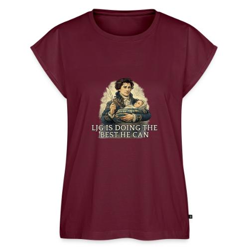 Lord John Is Doing His Best - Women's Premium Roll Up Sleeve T-Shirt