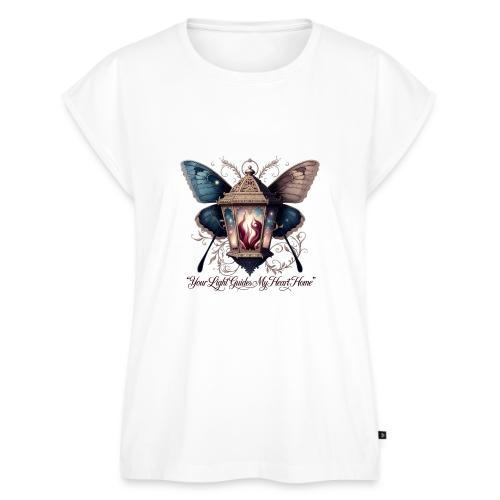 Guiding Light Eternal Flame Lantern Romance Gifts - Women's Premium Roll Up Sleeve T-Shirt