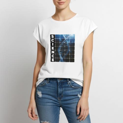 Frozen Code of Science - Women's Premium Roll Up Sleeve T-Shirt