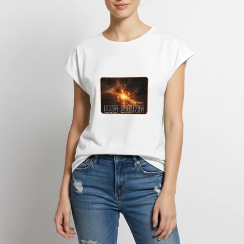 Big Bang Awakening - Women's Premium Roll Up Sleeve T-Shirt