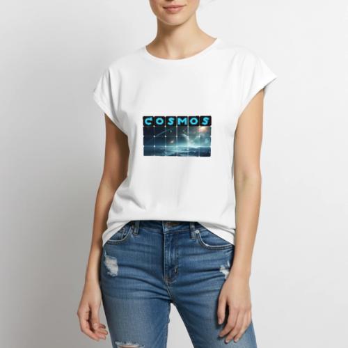 Celestial Cosmos - Women's Premium Roll Up Sleeve T-Shirt