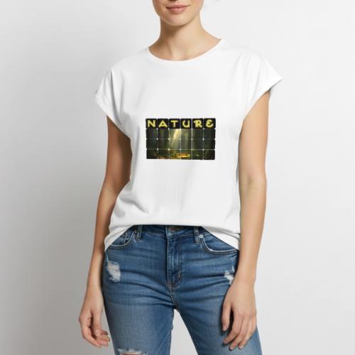 Nature: Sunlit Canopy - Women's Premium Roll Up Sleeve T-Shirt