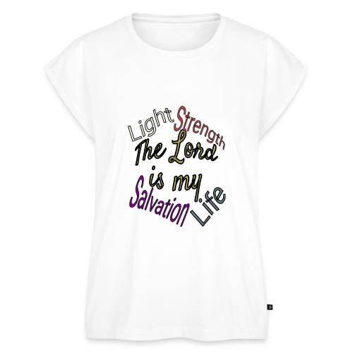 The Lord is - Women's Premium Roll Up Sleeve T-Shirt