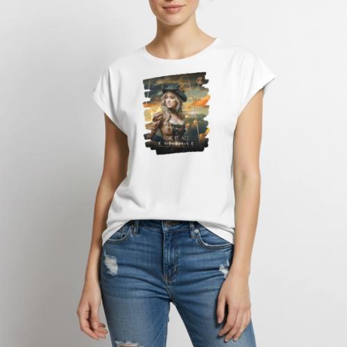 Risk It All Avatar - Women's Premium Roll Up Sleeve T-Shirt
