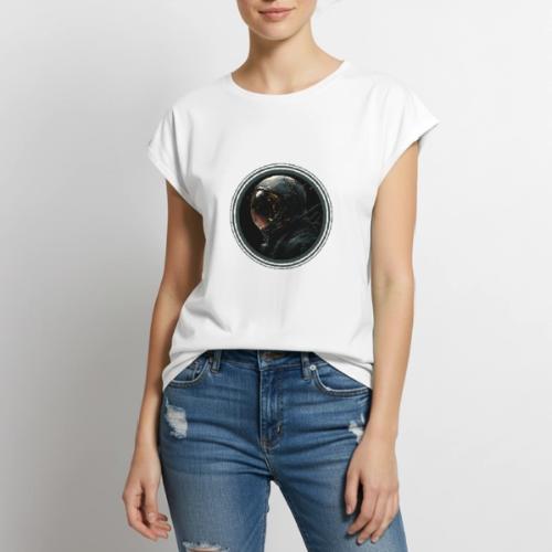 Astronaut: Reach for the stars - Women's Premium Roll Up Sleeve T-Shirt