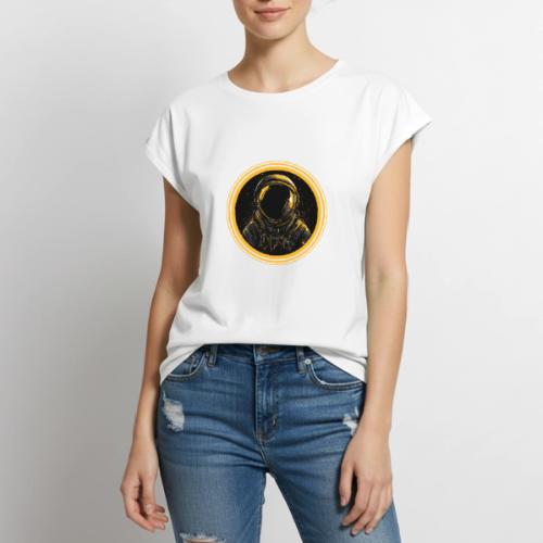 Astronaut: Suit Up for the Stars - Women's Premium Roll Up Sleeve T-Shirt