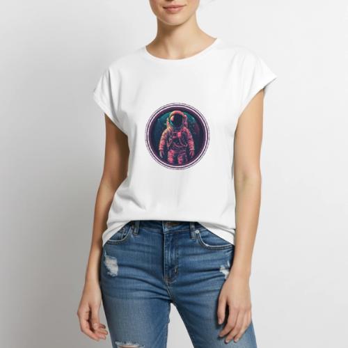 Astronaut: Explore the unknown - Women's Premium Roll Up Sleeve T-Shirt