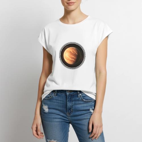 Exoplanet Frontiers - Women's Premium Roll Up Sleeve T-Shirt