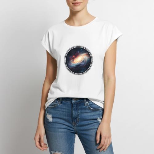 Galaxy Mirage - Women's Premium Roll Up Sleeve T-Shirt