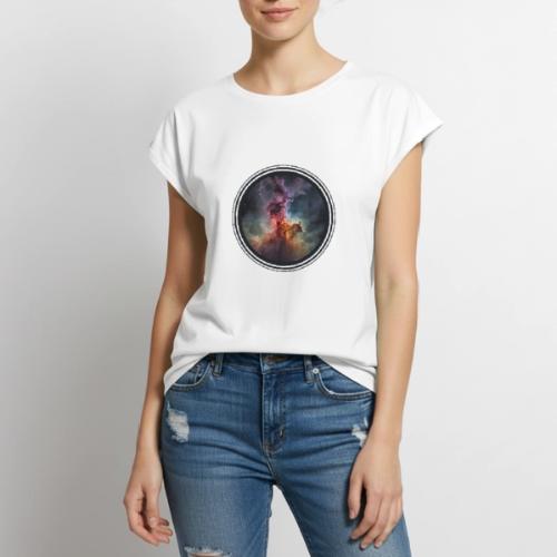 Nebula Origins - Women's Premium Roll Up Sleeve T-Shirt