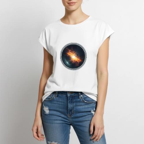 Supernova: cosmic explosion - Women's Premium Roll Up Sleeve T-Shirt