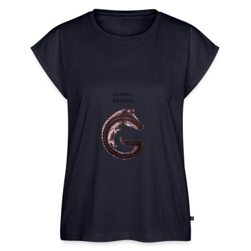 Georgia gator - Women's Premium Roll Up Sleeve T-Shirt