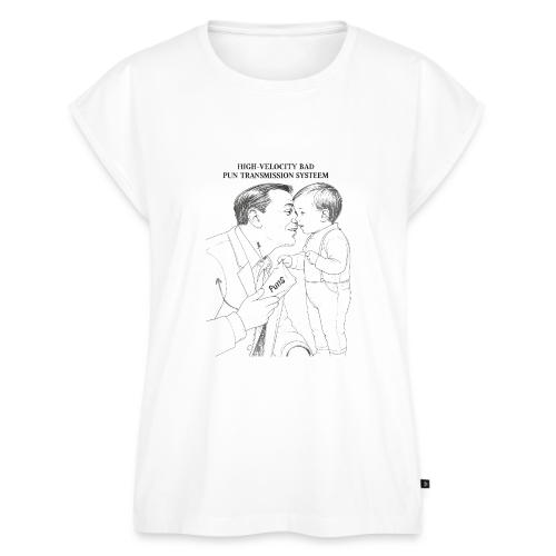 Dad Joke Blueprint T-Shirt - Women's Premium Roll Up Sleeve T-Shirt