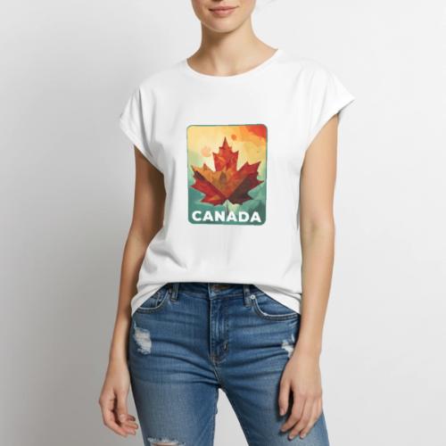 True North Colors - Women's Premium Roll Up Sleeve T-Shirt