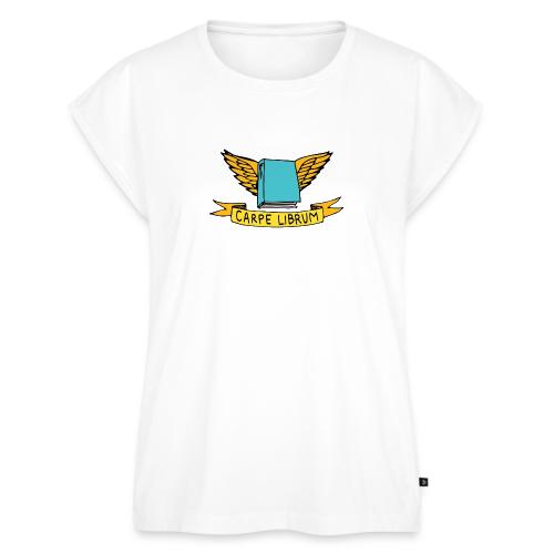 Carpe Librum - Women's Premium Roll Up Sleeve T-Shirt