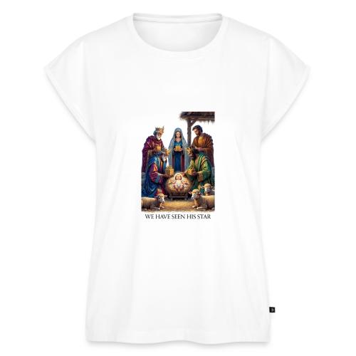 Three Wise Men T-Shirt - Women's Premium Roll Up Sleeve T-Shirt
