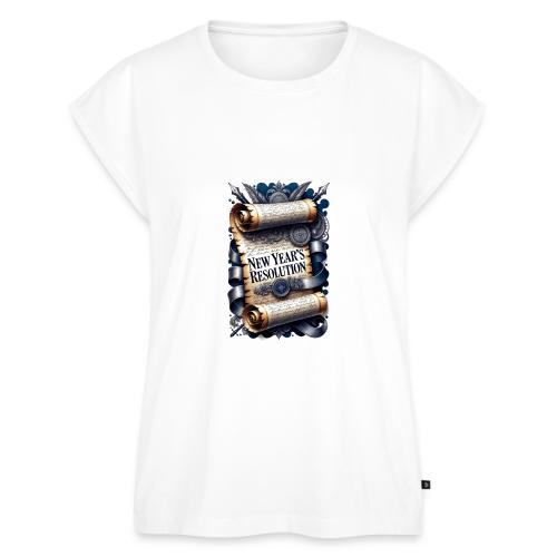New Year's Resolution T-Shirt - Women's Premium Roll Up Sleeve T-Shirt