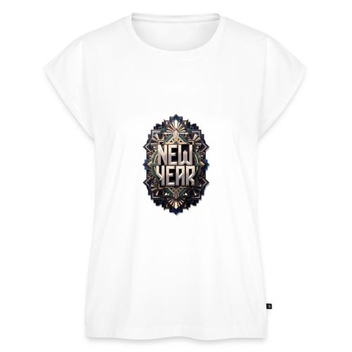 Evergreen New Year T-Shirt - Women's Premium Roll Up Sleeve T-Shirt