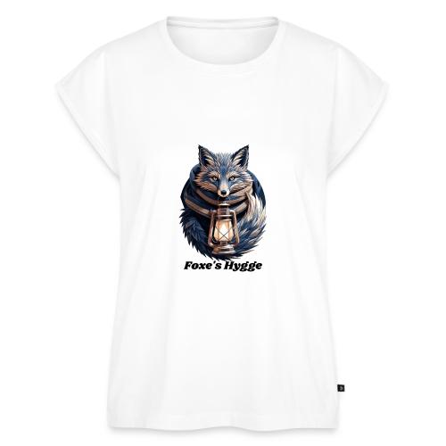 Hygge Ember Fox T-Shirt - Women's Premium Roll Up Sleeve T-Shirt