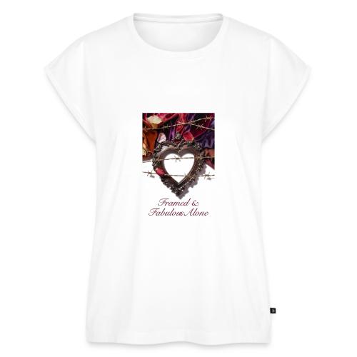 Framed & Fabulous Alone T-Shirt - Women's Premium Roll Up Sleeve T-Shirt
