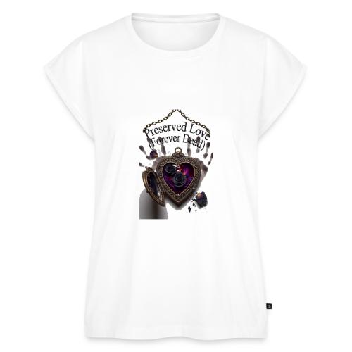 Preserved Love (Forever Dead) T-Shirt - Women's Premium Roll Up Sleeve T-Shirt