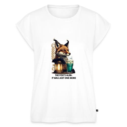 Sly Fox One More Round Tee - Women's Premium Roll Up Sleeve T-Shirt