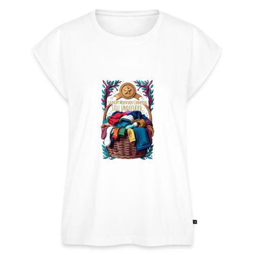 Laundry Mountain Champion Tee | Still Undefeated - Women's Premium Roll Up Sleeve T-Shirt