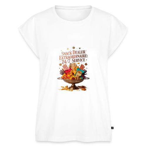 Snack Dealer Extraordinaire Tee, Mum Gift - Women's Premium Roll Up Sleeve T-Shirt