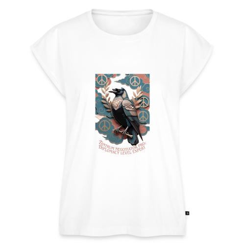 Raven Tantrum Mediator T Shirt - Women's Premium Roll Up Sleeve T-Shirt