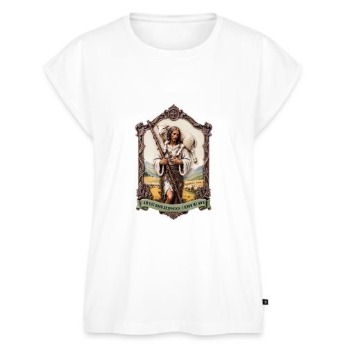 I Am The Good Shepherd T Shirt, Christian Gift - Women's Premium Roll Up Sleeve T-Shirt