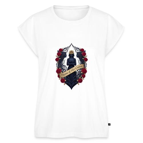Women’s Day Thorn Crown T Shirt, Gift for Sister - Women's Premium Roll Up Sleeve T-Shirt