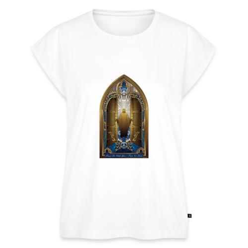 Easter Peace Be With You Locked Doors T Shirt,Gift - Women's Premium Roll Up Sleeve T-Shirt