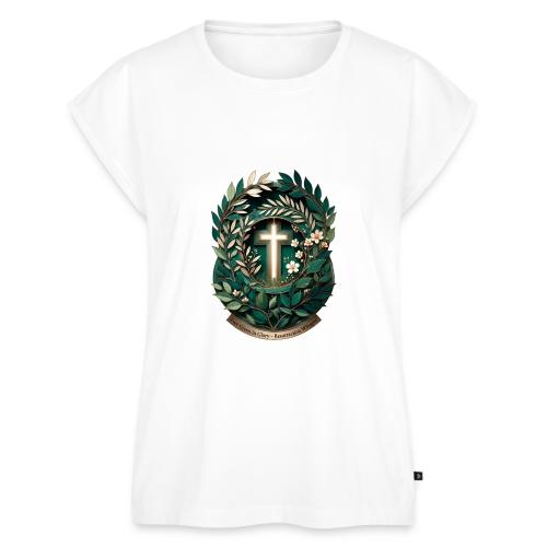 Easter Ever Green in Glory Laurel T Shirt, Gift - Women's Premium Roll Up Sleeve T-Shirt