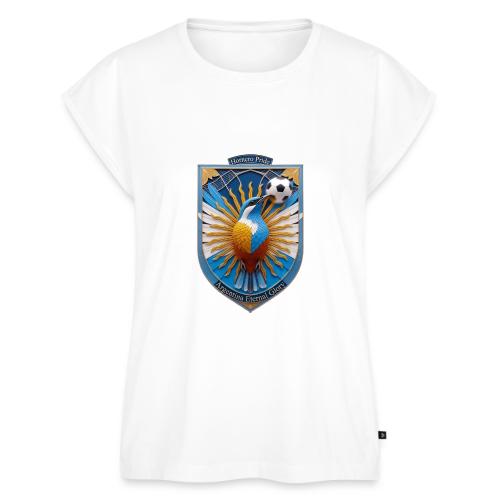 Argentina Hornero Soccer T Shirt, Football Gift - Women's Premium Roll Up Sleeve T-Shirt