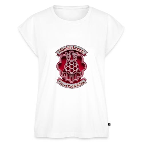 Munich Pride Fan T Shirt, Football City Pride Gift - Women's Premium Roll Up Sleeve T-Shirt