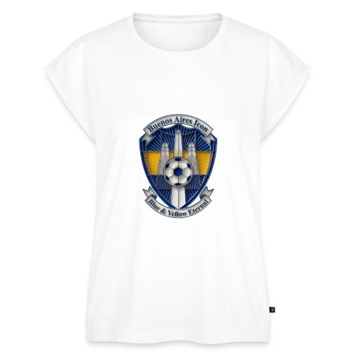 Buenos Aires Icon T Shirt, Soccer City Pride Gift - Women's Premium Roll Up Sleeve T-Shirt