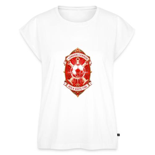Red London Cannon T Shirt,Football City Pride Gift - Women's Premium Roll Up Sleeve T-Shirt