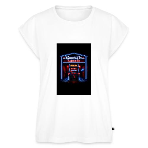Carcadelogo3 - Women's Premium Roll Up Sleeve T-Shirt