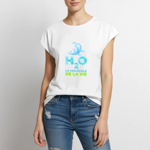 The molecule of life - Women's Premium Roll Up Sleeve T-Shirt