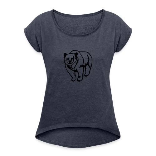 bear - Women's Roll Cuff T-Shirt