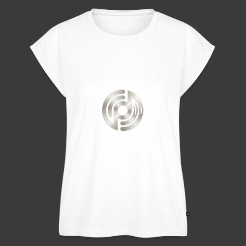 Open Musicians Collective Chrome Logo - Women's Premium Roll Up Sleeve T-Shirt