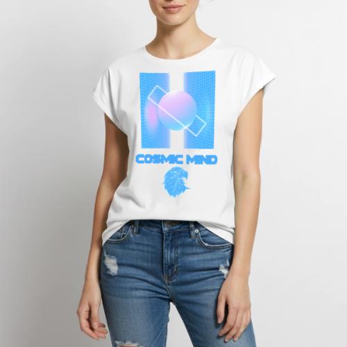 Cosmic Mind - Women's Premium Roll Up Sleeve T-Shirt