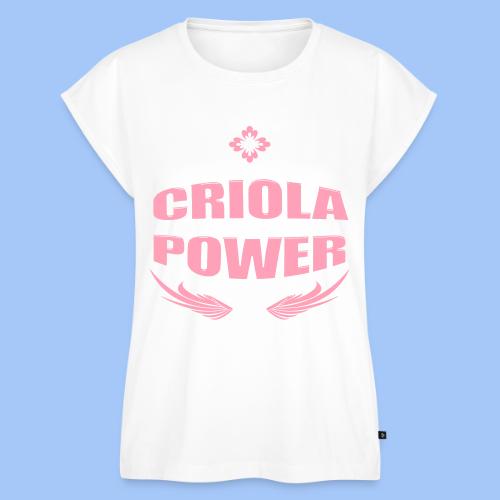 criolapower1 - Women's Premium Roll Up Sleeve T-Shirt