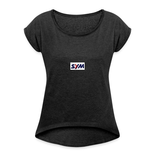 download_-7- - Women's Roll Cuff T-Shirt