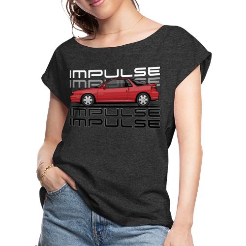 Uzusi Impulse II Red - Women's Roll Cuff T-Shirt