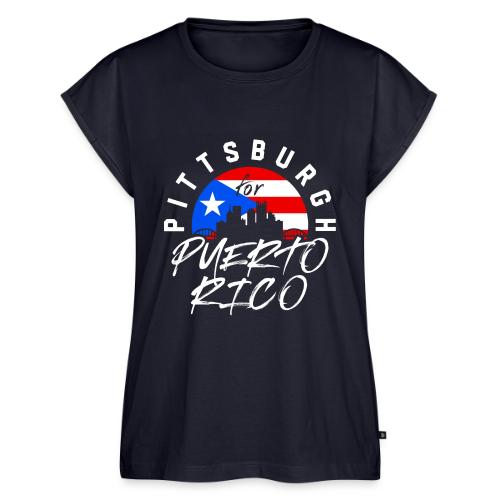PGH PR png - Women's Premium Roll Up Sleeve T-Shirt