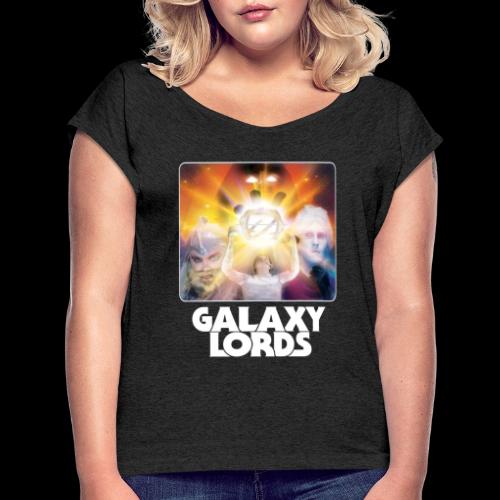 Galaxy Lords Poster Art - Women's Roll Cuff T-Shirt