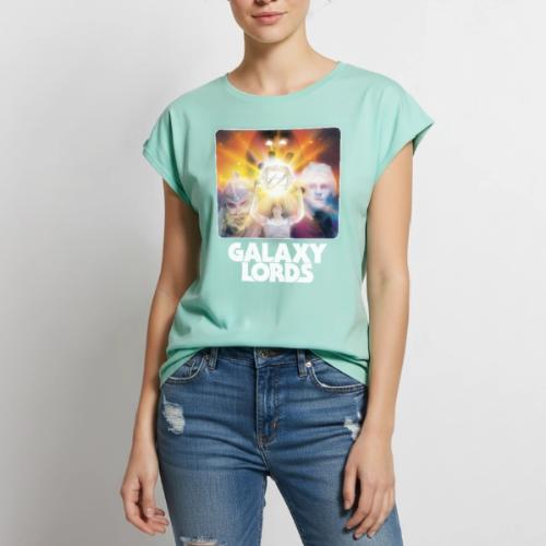 Galaxy Lords Poster Art - Women's Premium Roll Up Sleeve T-Shirt